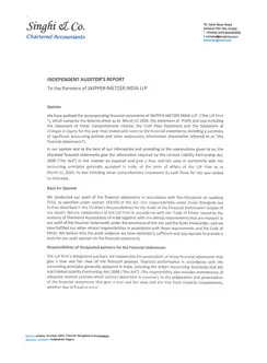 Skipper-Metzer India LLP